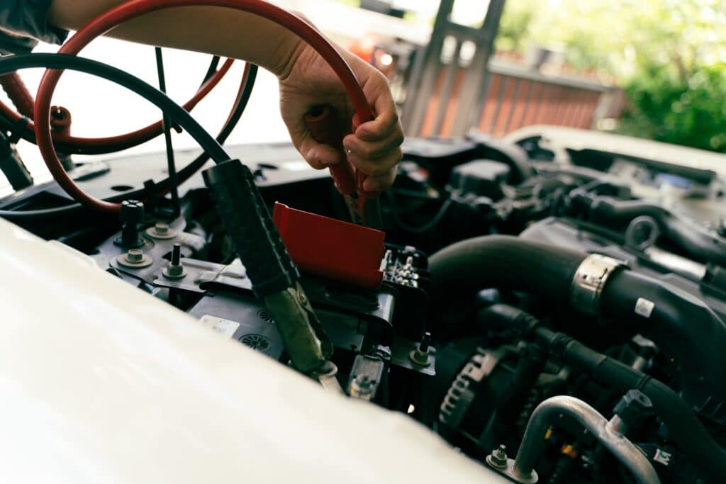 closeup-of-accumulator-battery-charging-of-a car